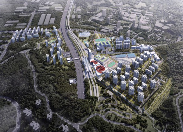 金鰲寺TOD項目。交通開投集團供圖