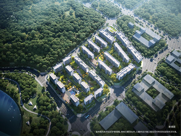 科學城置業·龍湖·鳳棲湖畔總平圖。重慶龍湖供圖