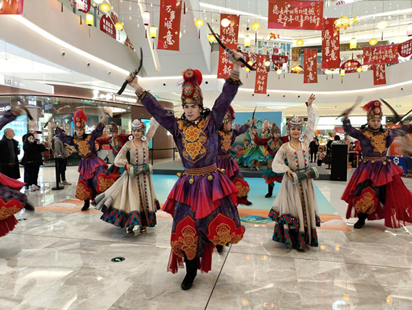 演出活動現場。重慶印象城供圖