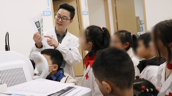 活動現場。華廈渝州眼科醫院供圖