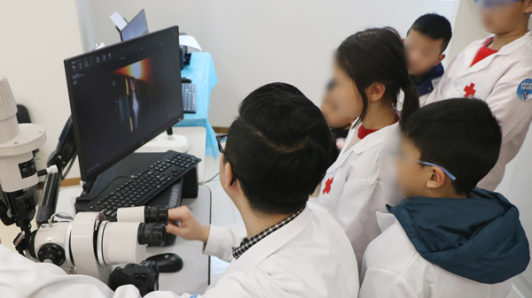 活動現場。華廈渝州眼科醫院供圖