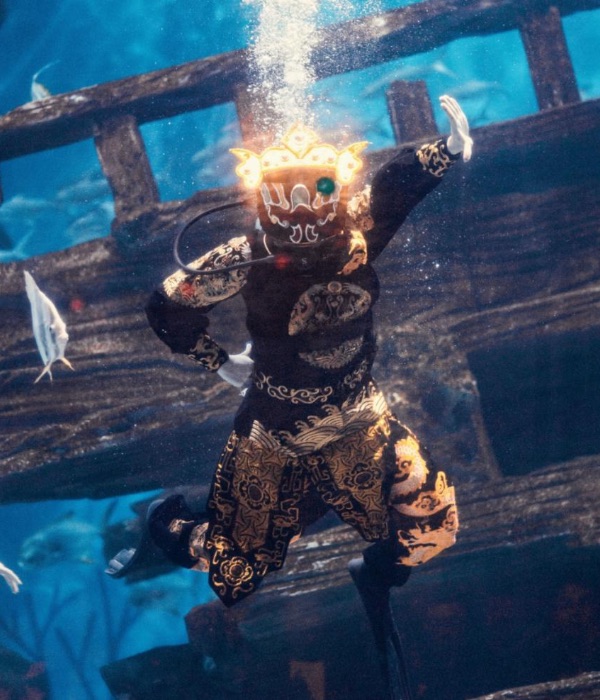 融創海世界表演。重慶融創文旅城供圖