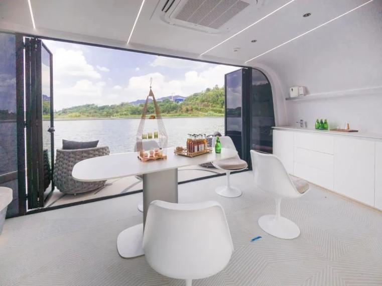 全國首個水上智慧文旅示范基地。兩江協同創新區供圖