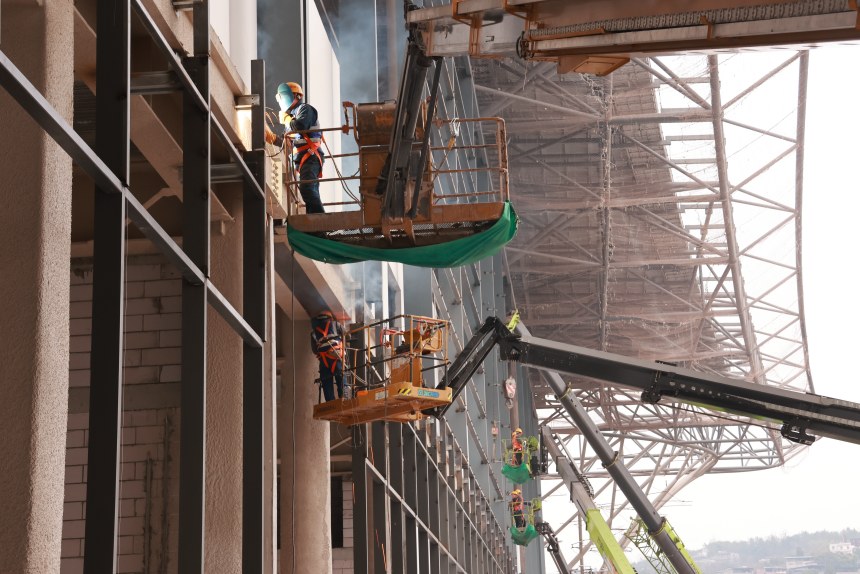 項目施工現場。主辦方供圖