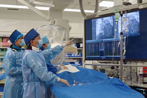 手術現場。重慶松山醫院供圖