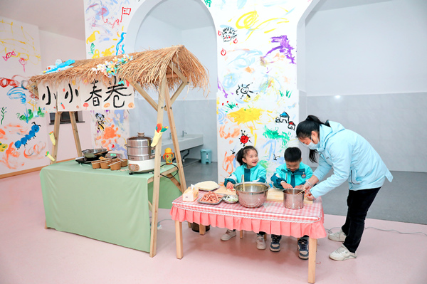 活動現場。渝北區騰芳幼兒園供圖