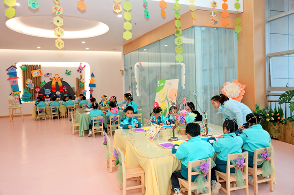 活動現場。渝北區騰芳幼兒園供圖