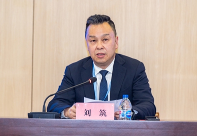 劉筑發言。重慶道格骨科醫院供圖