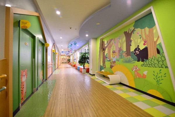 樂園式就診環境。重慶小米熊兒童醫院供圖