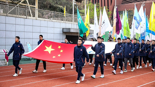 選手入場。付軍攝