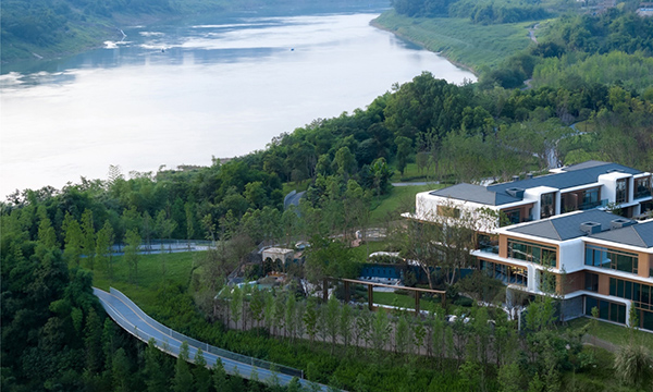 重慶華僑城藍楹灣。重慶華僑城供稿