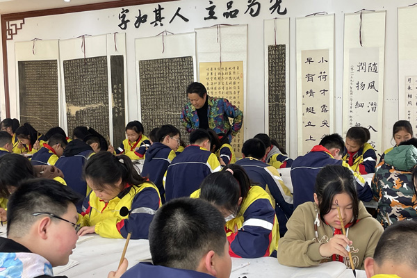 活動現場。渝北區花園小學供圖