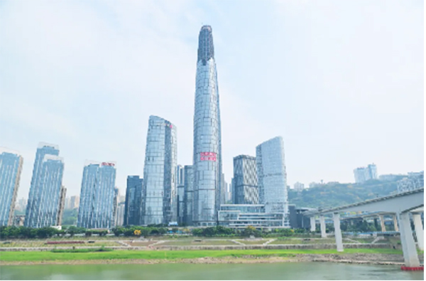 陸海國際中心項目。重慶萬科供圖