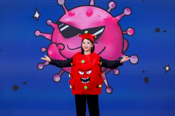 周鈴演講現場。重慶松山醫院供圖