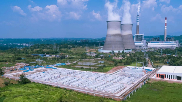 合川雙槐儲能項目。王成學攝