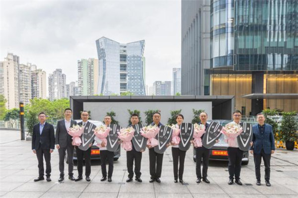 交車儀式現場。長安汽車供圖