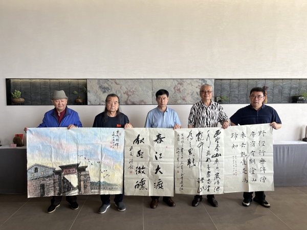 采風作品展示。蔣海濤攝