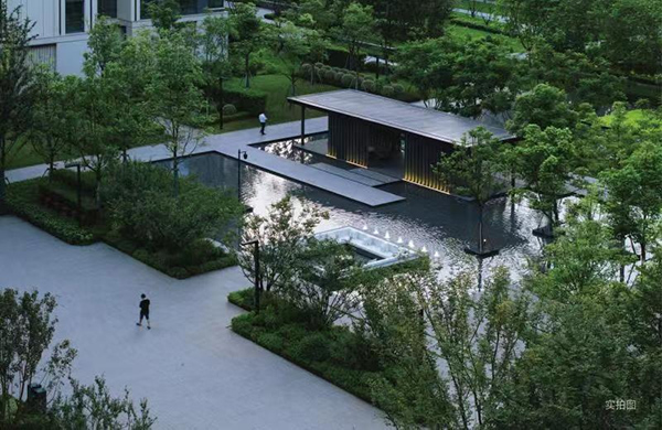 凱德·九章園林實景。凱德置業供圖