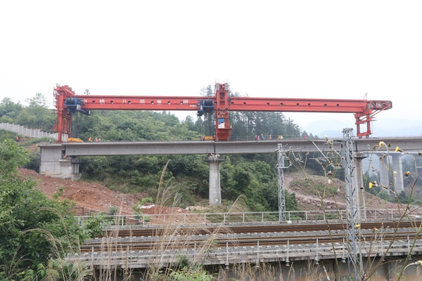 施工現場。中鐵八局供圖