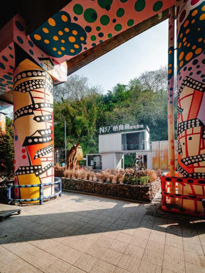 N37橋角角涂鴉藝術。N37橋角角供圖