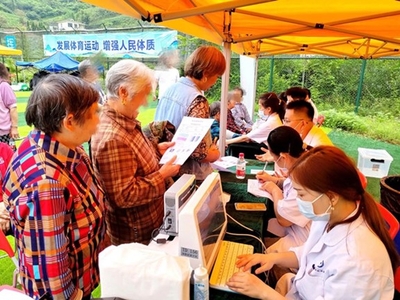 活動現場。重慶道格骨科醫院供圖