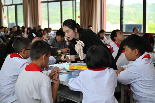 巴蜀小學張秋宇老師作課例展示。巴蜀小學供圖