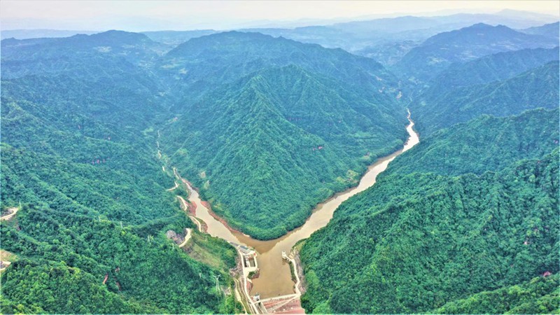 下水庫正景。鄢江奎攝