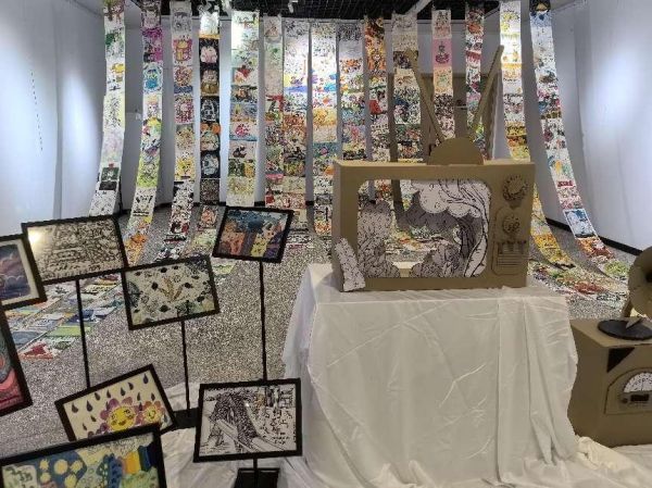 展出作品。北碚區兩江小學供圖