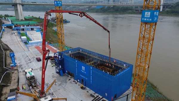 施工現場。中建六局供圖