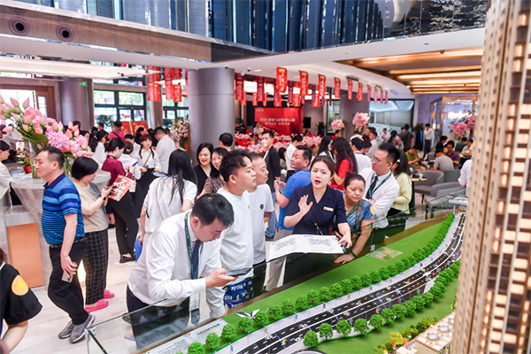 售樓處現場。和記黃埔地產供圖