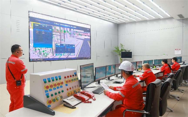 萬州分廠數字化管理平臺。曾英豪攝