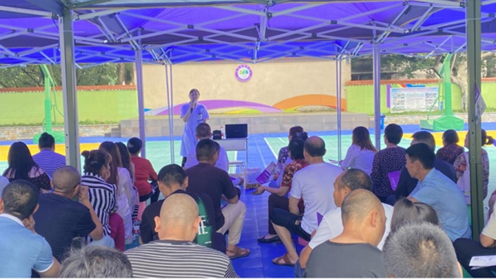 活動現場。重慶愛爾兒童眼科醫院供圖