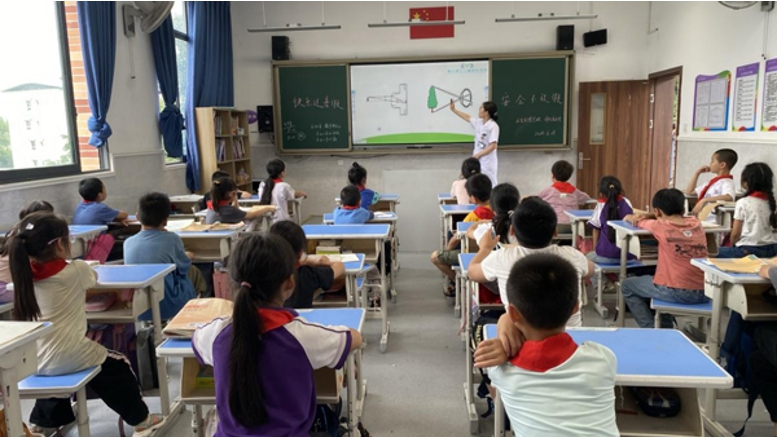 活動現場。重慶愛爾兒童眼科醫院供圖