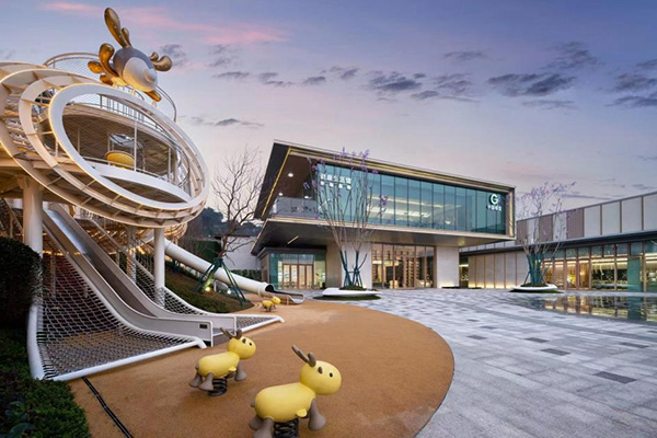 中綠江州健康生活館實拍圖，拍攝于2022年2月。中國綠發重慶公司供圖