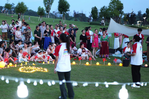 紅巖音樂會現場。重慶工程職院供圖