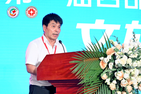 劉金平致辭。主辦方供圖