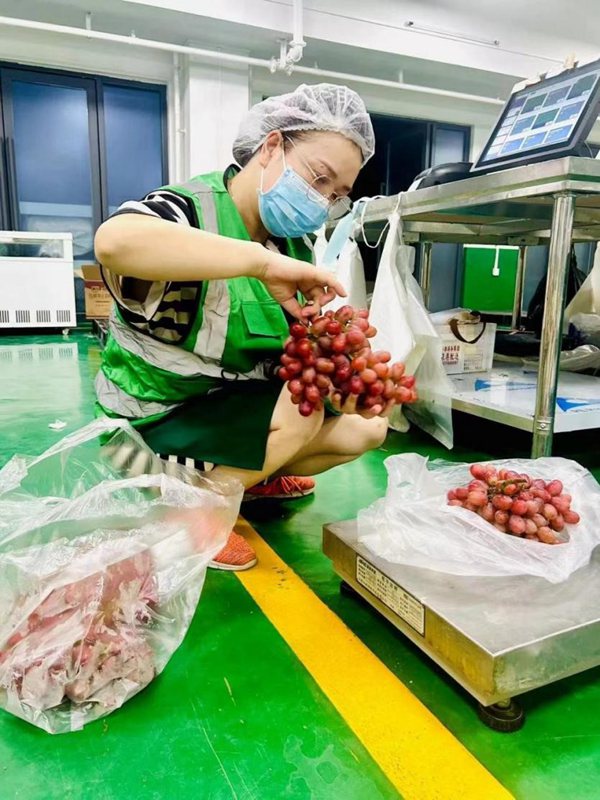 從采購源頭開始，精心挑選優質的食材供應，確保重慶食材的品質和安全。豐都實業供圖。