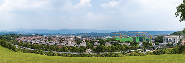 項目視野實景圖。越秀重慶供圖