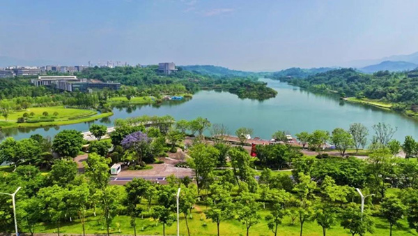 明月湖。兩江協同創新區供圖