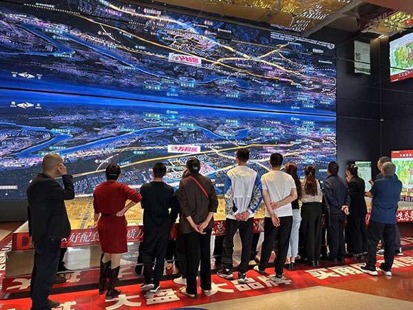 售樓處實景圖。重慶萬科供圖