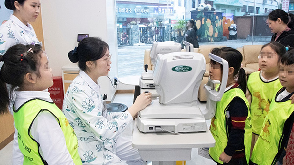 活動現場。華廈渝州眼科醫院供圖