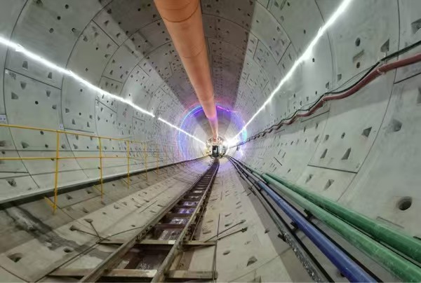 重慶軌道交通27號線內部施工圖。重慶設計集團有限公司市政設計研究院供圖。