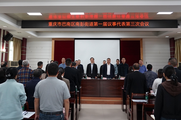 會議現場。南彭街道供圖