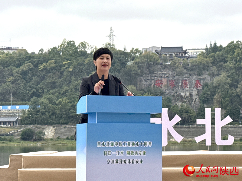 安康市委常委、宣傳部部長陳蓮宣布活動啟動。人民網記者 李志強攝