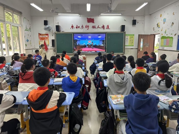 活動現場。渝北區立人小學校供圖