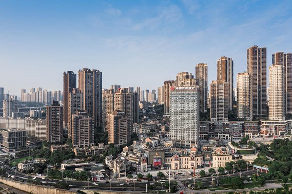 長嘉匯彈子石老街實景。重慶市設計院供圖