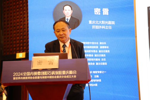 密雷現場分享。重慶北大陽光醫院供圖