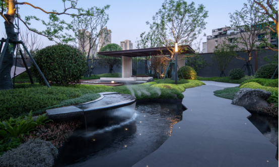 聯發觀音橋嘉樾景觀實景圖。聯發觀音橋供圖