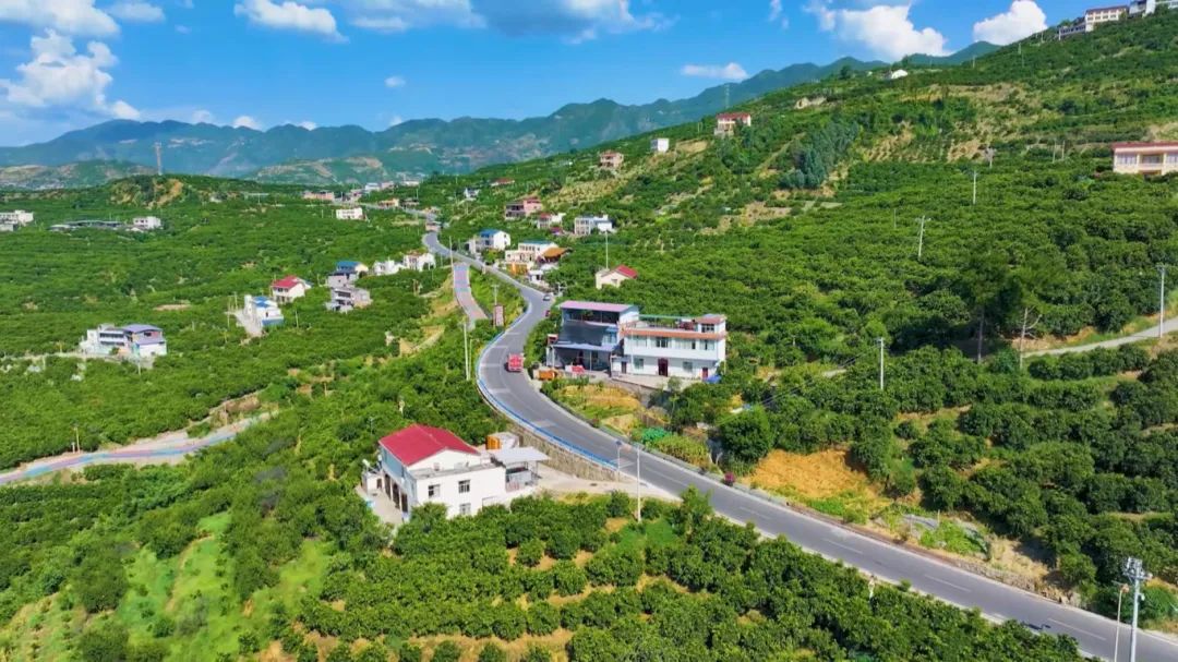 大壩村鄉村美景。奉節縣融媒體中心供圖