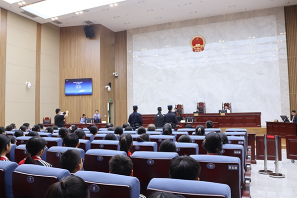 模擬法庭。大足區人民法院供圖